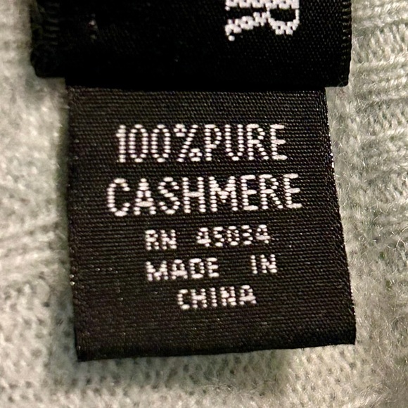 William Kasper 100% Pure Cashmere 2-Piece Sweater Set – Light Green, Size L - Picture 4 of 10